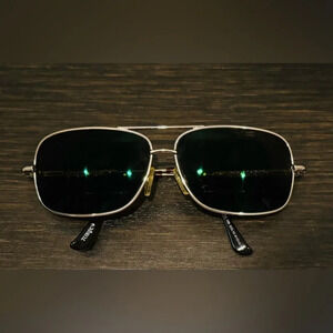 Toxic aviator sunglasses gold  embellished frames only, modern classic glasses